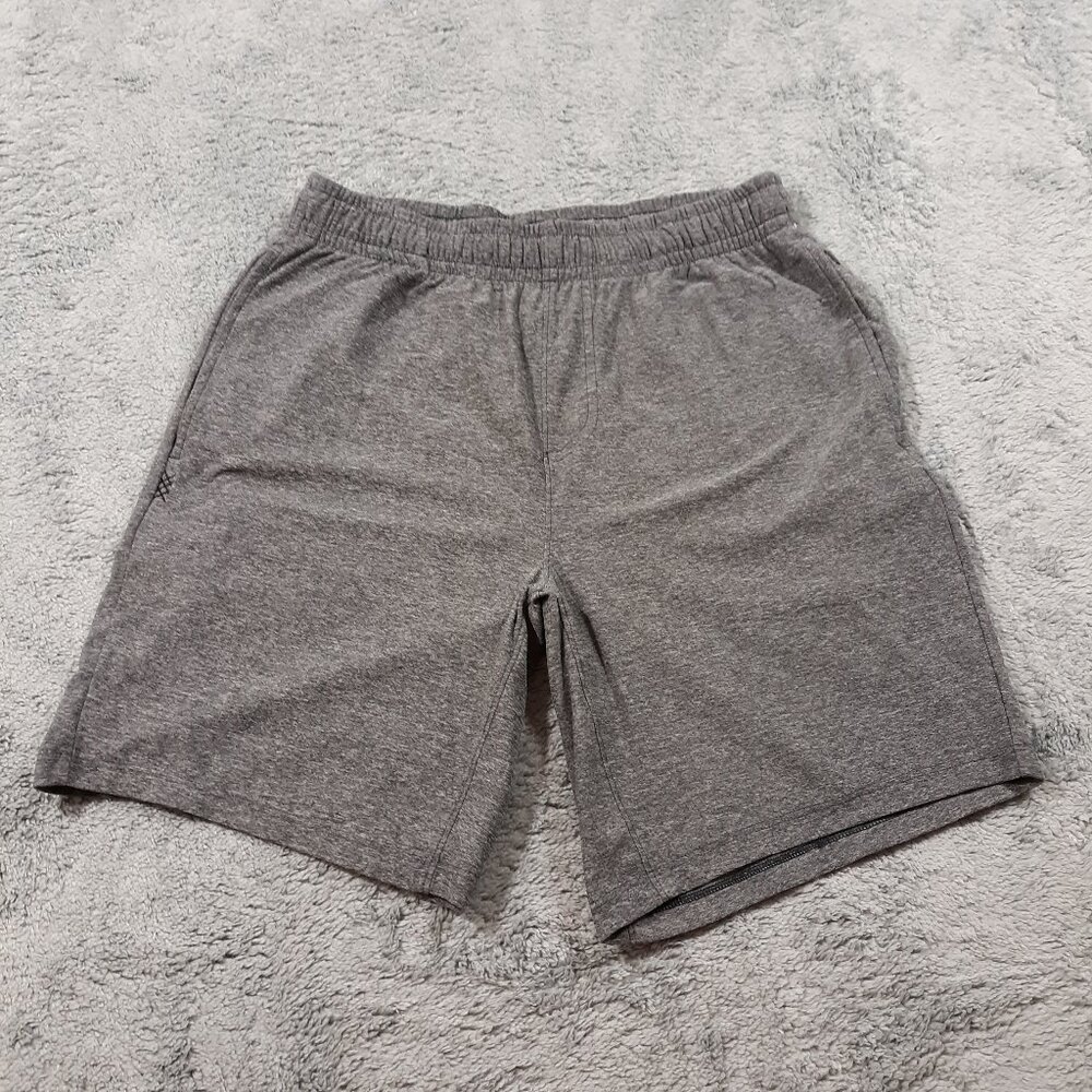 Rhone Shorts Mens Small‎ Workout Gym Run CrossFit Gray Elastic Waist Unlined